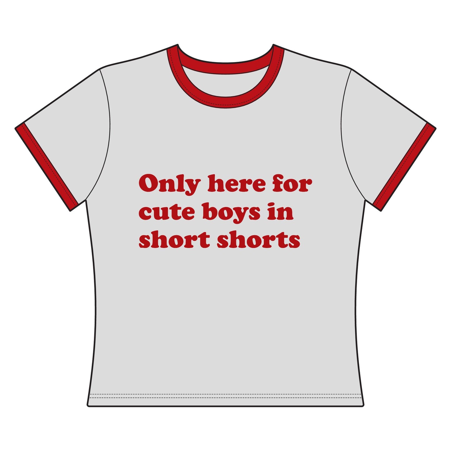 Only here for cute boys in short shorts