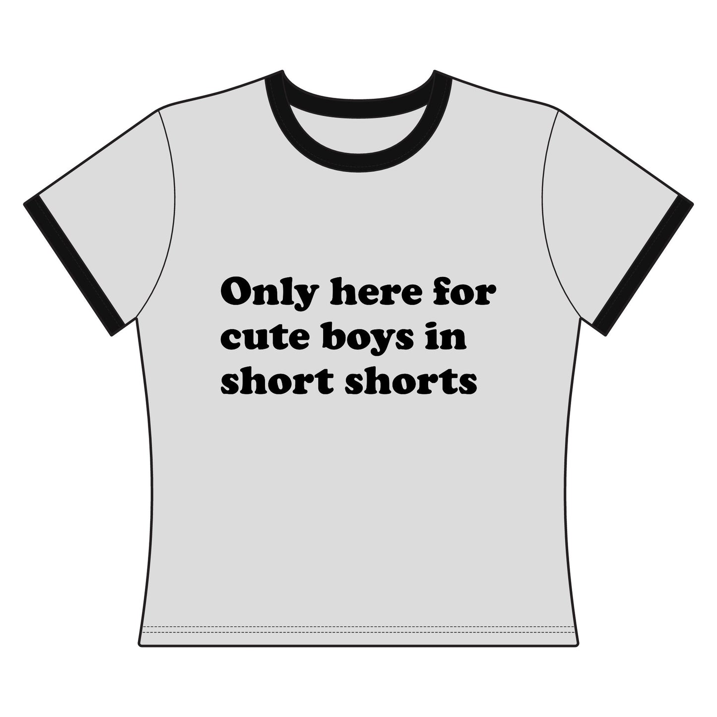 Only here for cute boys in short shorts